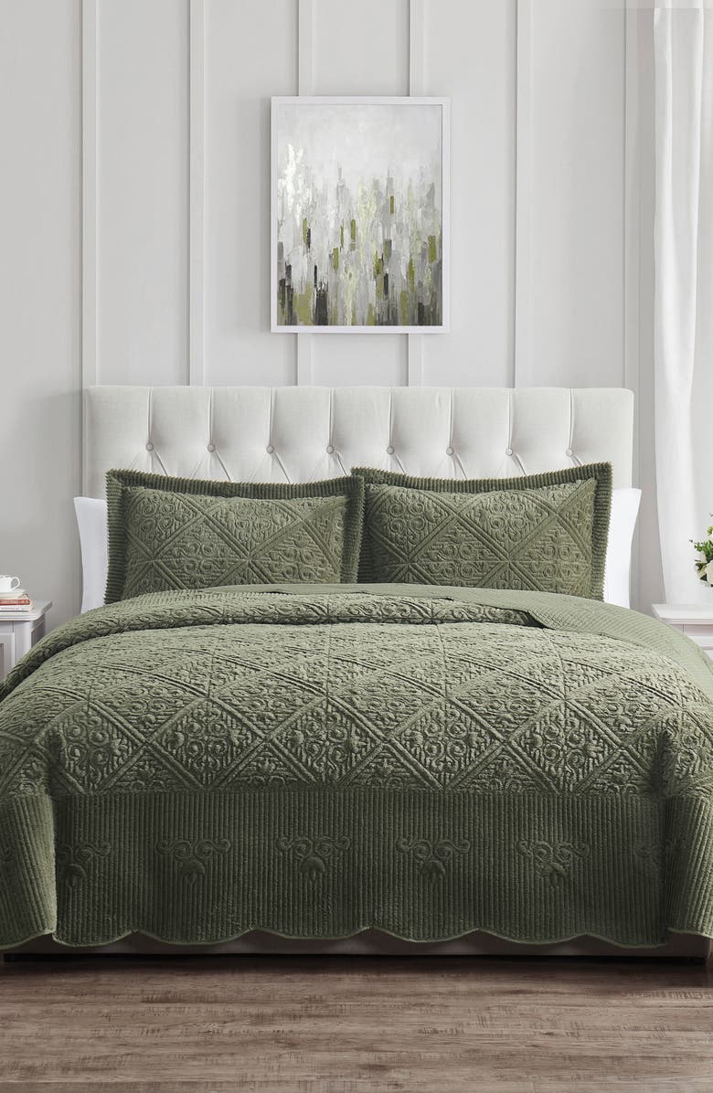 VCNY HOME Westland Reversible Quilt & Shams Set, Alternate, color, 