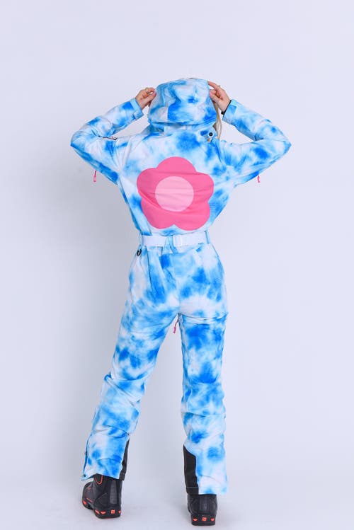 Oosc Blue Signature Ski Suit In Blue