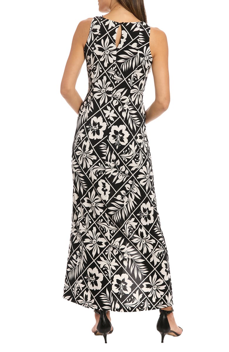 London Times Car Wash Maxi Dress, Alternate, color, 