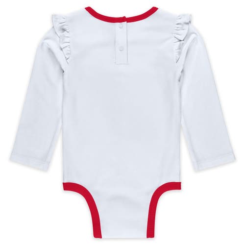 Wear By Erin Andrews Girls Newborn & Infant Philadelphia Phillies Three-piece Tutu Set In Red