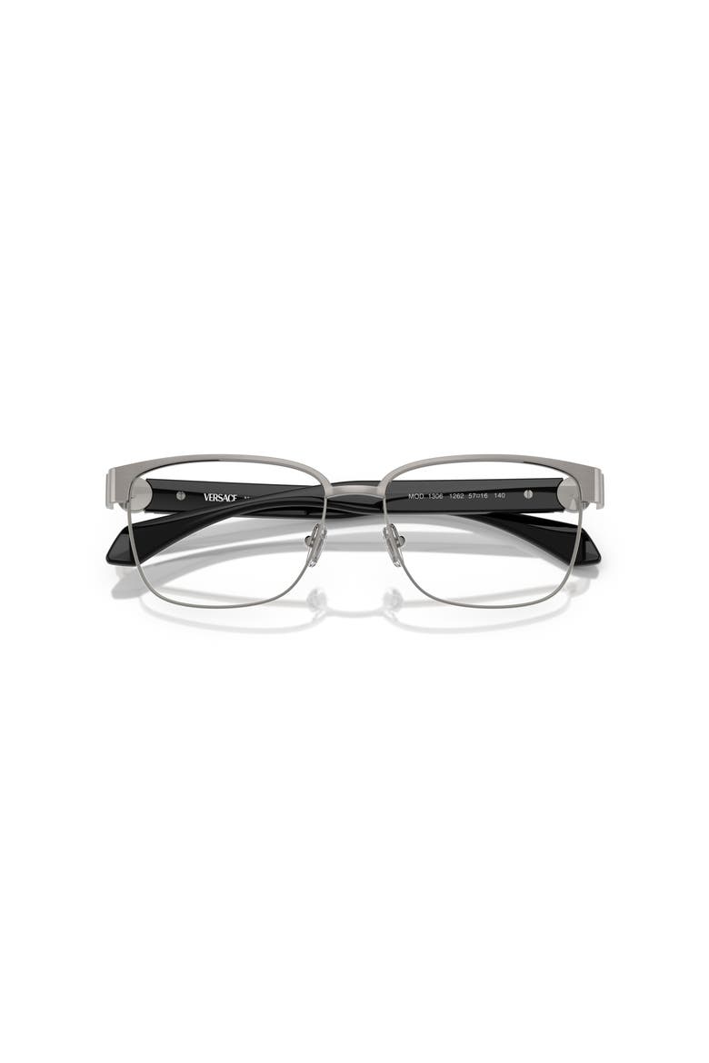 57mm Square optical glasses, Alternate, color, Grey