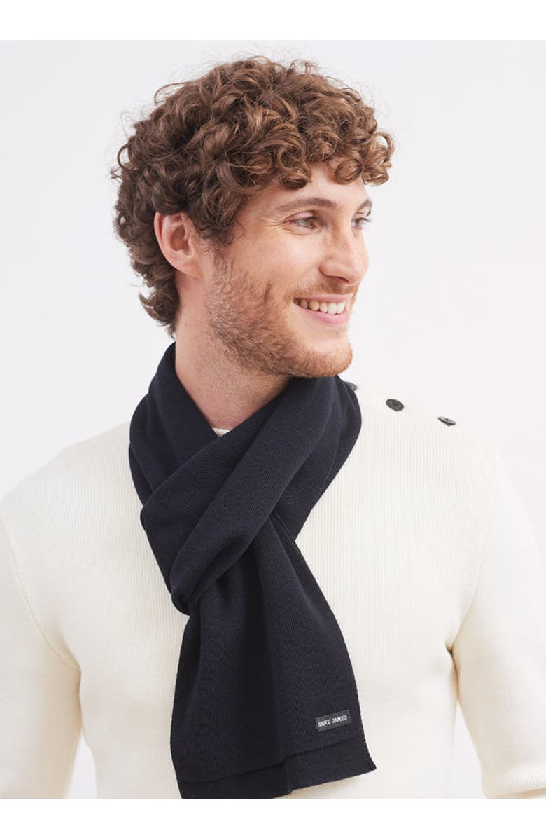 Saint James DUGUAY - Scarf, Main, color, Navy