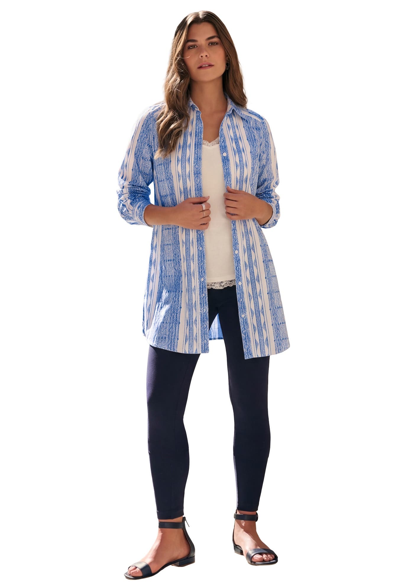 DARK SAPPHIRE WHITE STRIPE