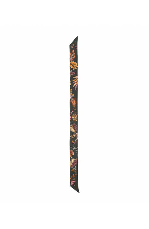 Echo Falling Leaves Ribbon Scarf In Blue