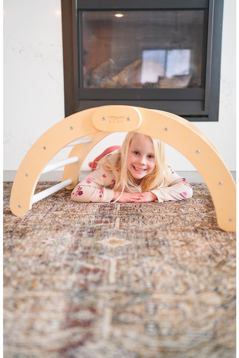 Foldable Climbing Arch & Rocker, Alternate, color, White