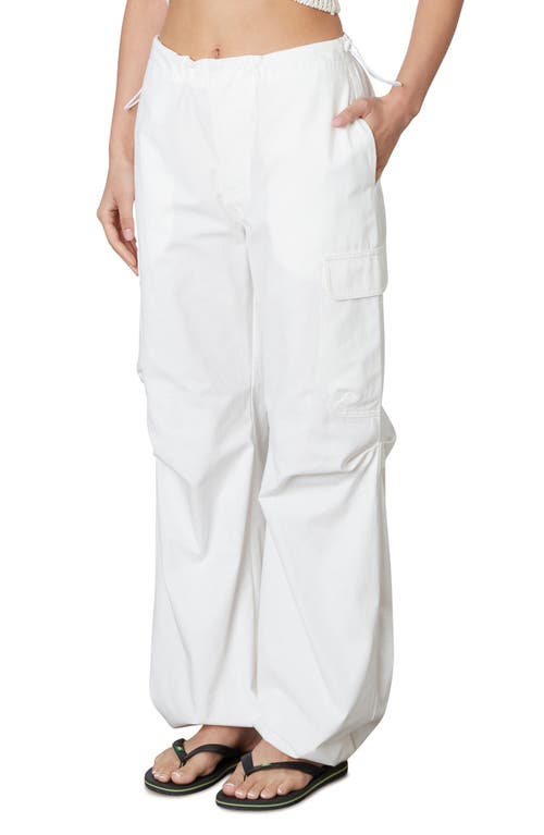 Nia Ludlow Cargo Pants In White