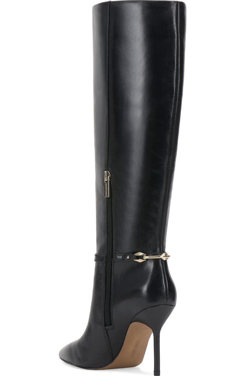Vince Camuto Mirtha Pointed Toe Knee High Boot, Alternate, color, Black