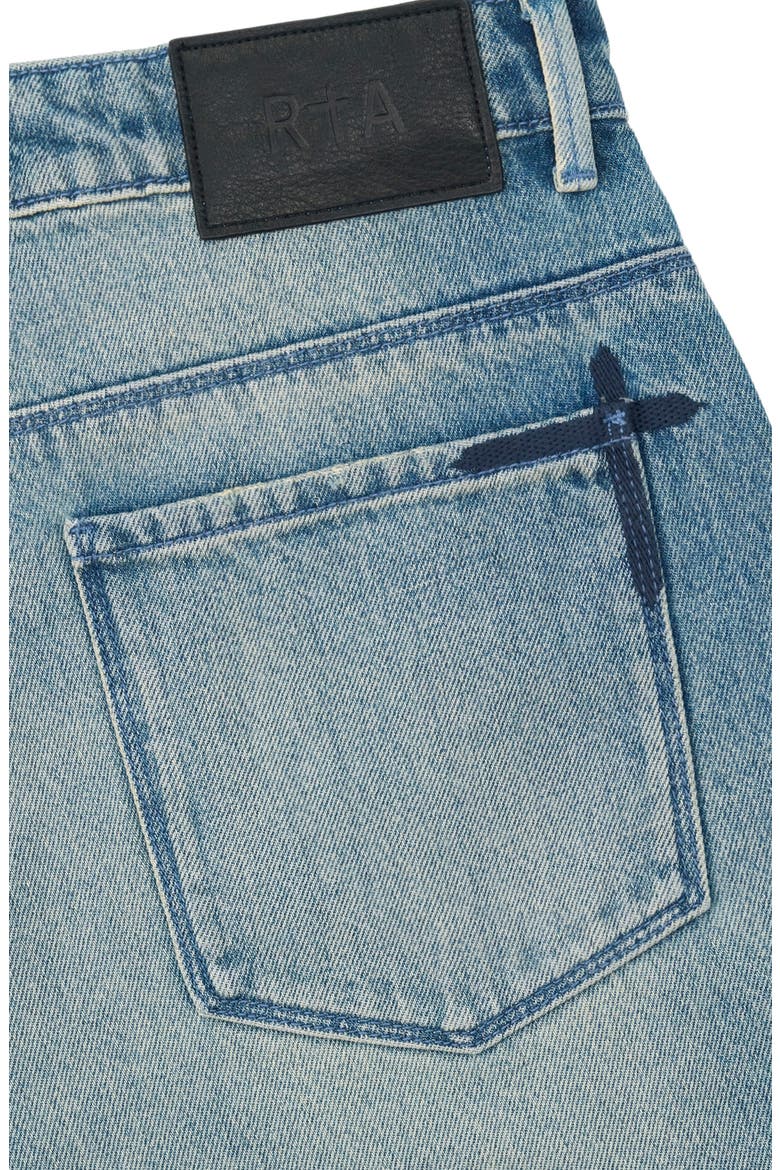 Gustavo Oversize Denim Bermuda Shorts, Alternate, color, GOLDEN INDIGO