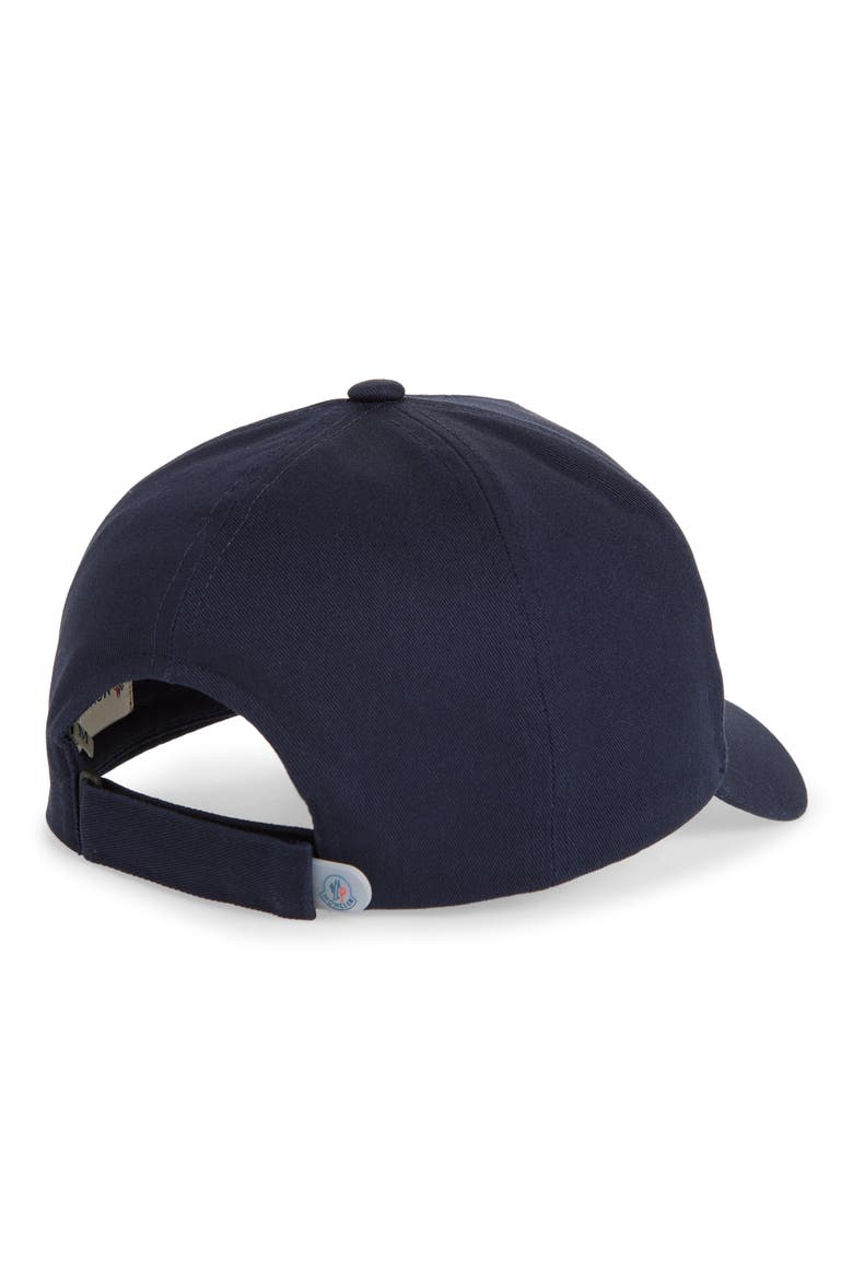 Kids' Tricolor Logo Patch Cotton Gabardine Baseball Cap, Alternate, color, NAVY