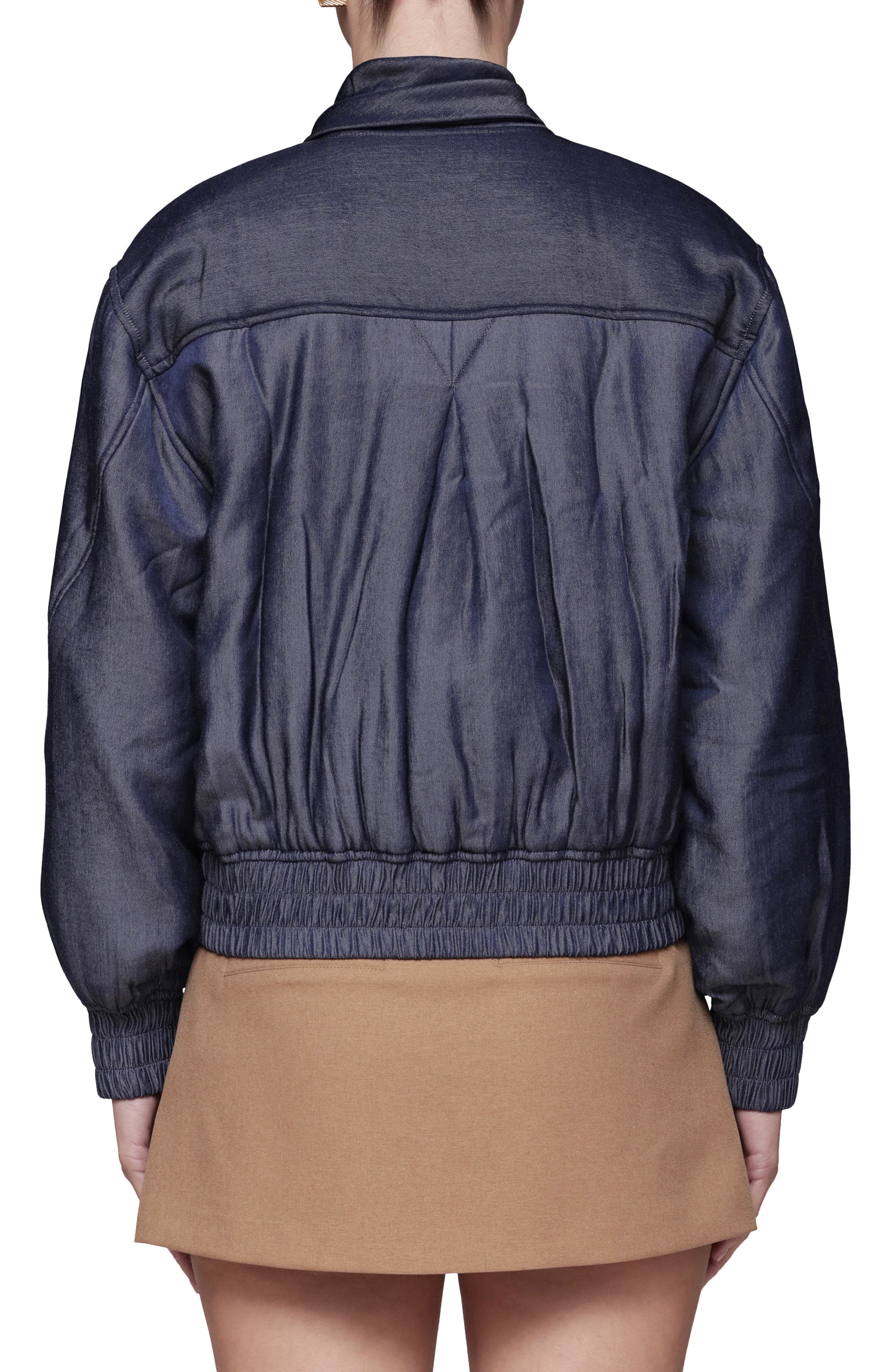 Tie Neck Bomber Jacket - image 2