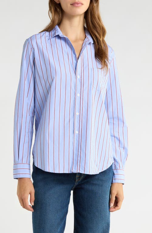 Frank & Eileen Eileen Relaxed Button-up Shirt In Blue