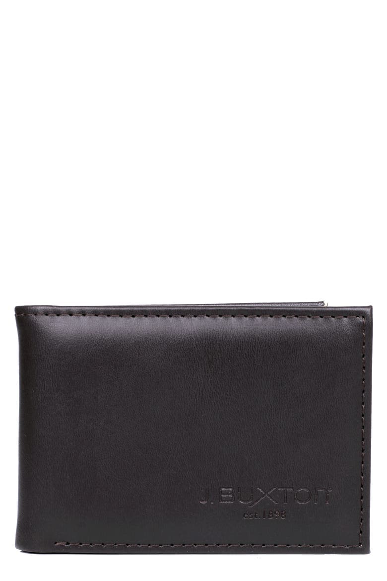 Smooth RFID Bifold, Main, color, BROWN