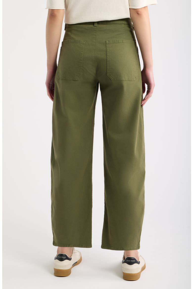 Bray Ankle Barrel Pants, Alternate, color, ARMY