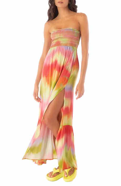 Maaji Ombré Strapless Cover-Up Dress