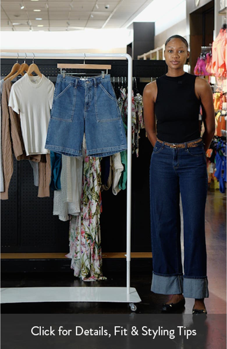 The Utility Denim Shorts, sales video thumbnail