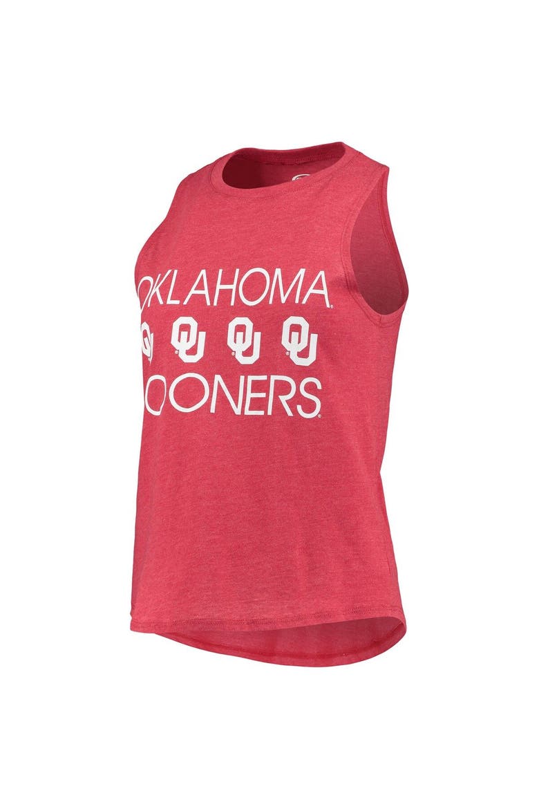 Women's Concepts Sport Crimson/Charcoal Oklahoma Sooners Team Tank Top & Pants Sleep Set, Alternate, color, Crimson