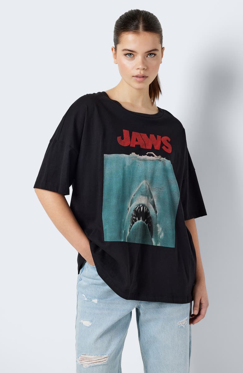 Noisy may Jaws Cotton Graphic T-Shirt, Alternate, color, 
