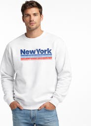 Simply Sage Market New York Retro Stripes Sweatshirt