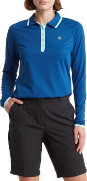 Original Penguin Contrast Tipped Long Sleeve Polo