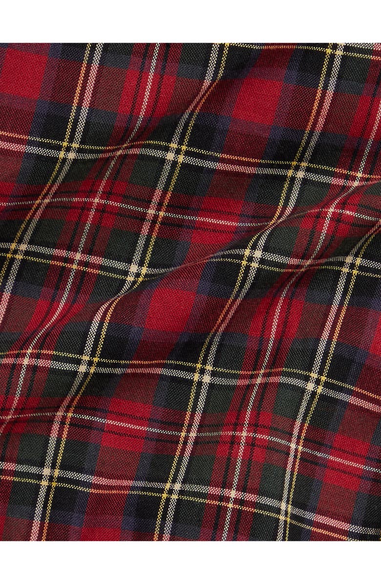 Ralph Lauren Patchwork Plaid Dress & Bloomers, Alternate, color, Red Multi