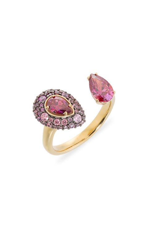 Sublima Cubic Zirconia Open Cocktail Ring