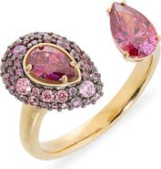 Swarovski Sublima Cubic Zirconia Open Cocktail Ring