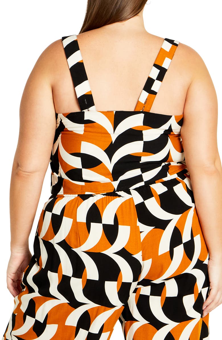 City Chic Mystic Top, Alternate, color, Black Print