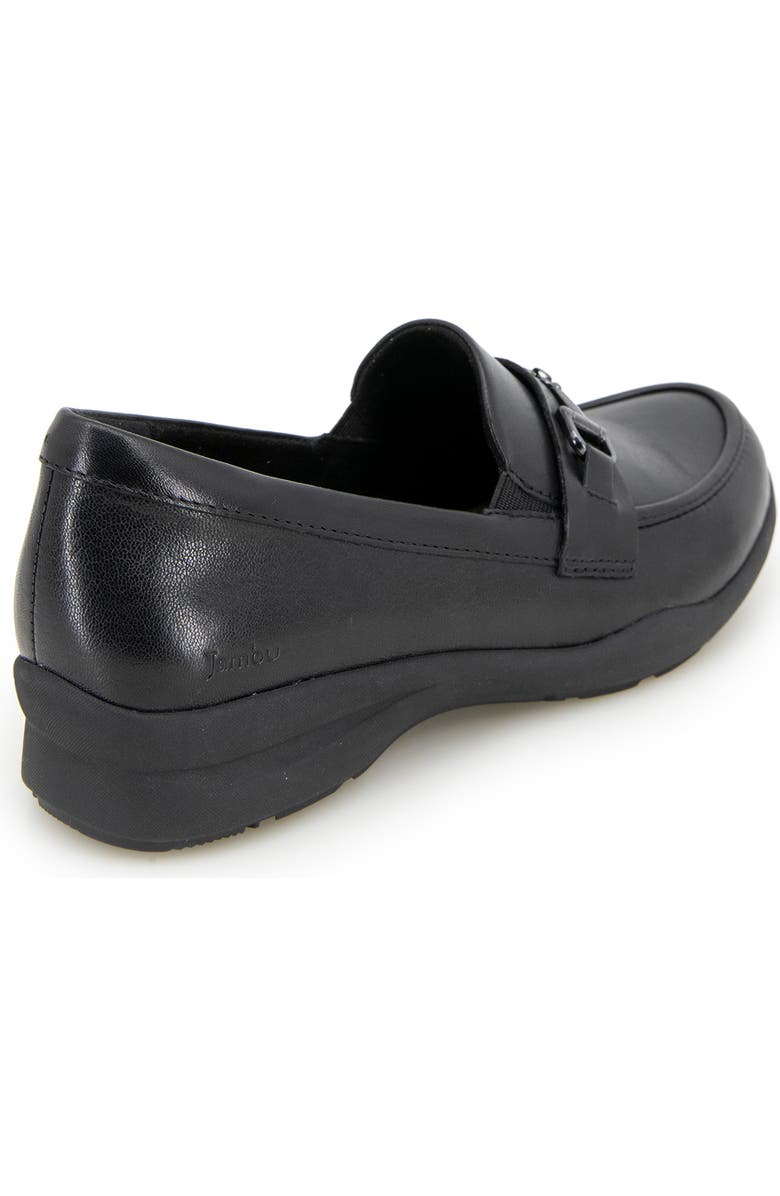 Jambu Tabitha Casual Slip-On Loafer, Alternate, color, Black Leather
