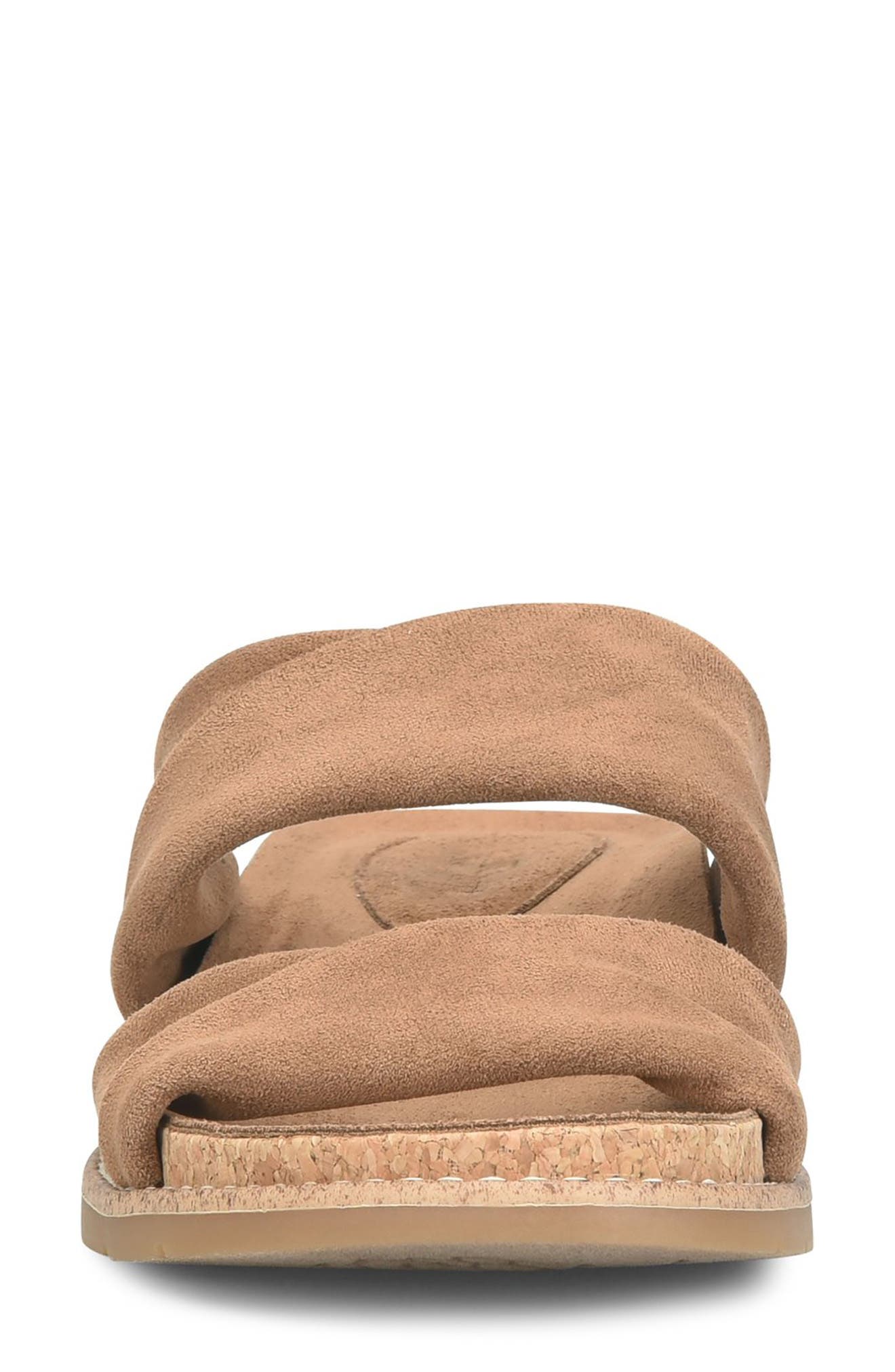 EUROSOFT Gail Slide Sandal, Alternate, color, Luggage