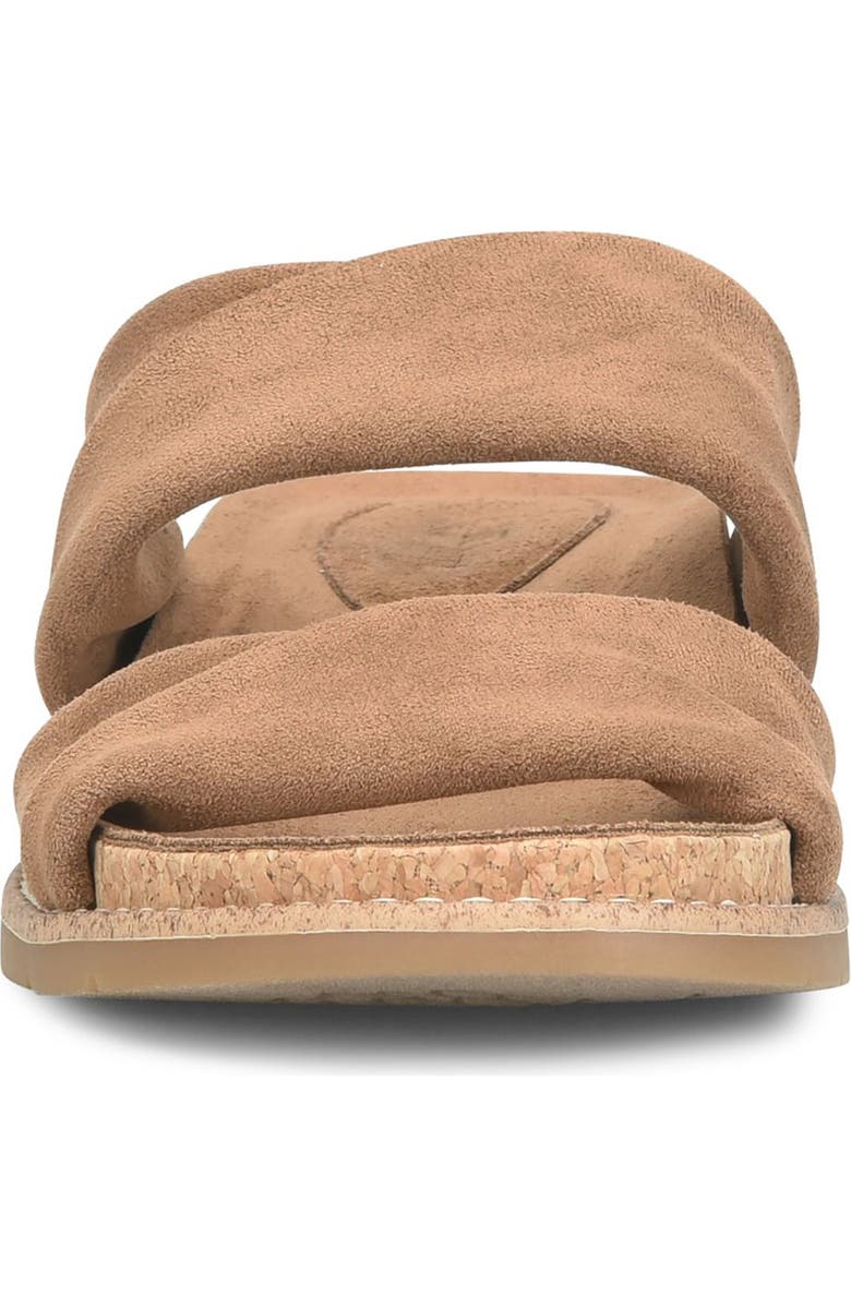 EUROSOFT Gail Slide Sandal, Alternate, color, Luggage