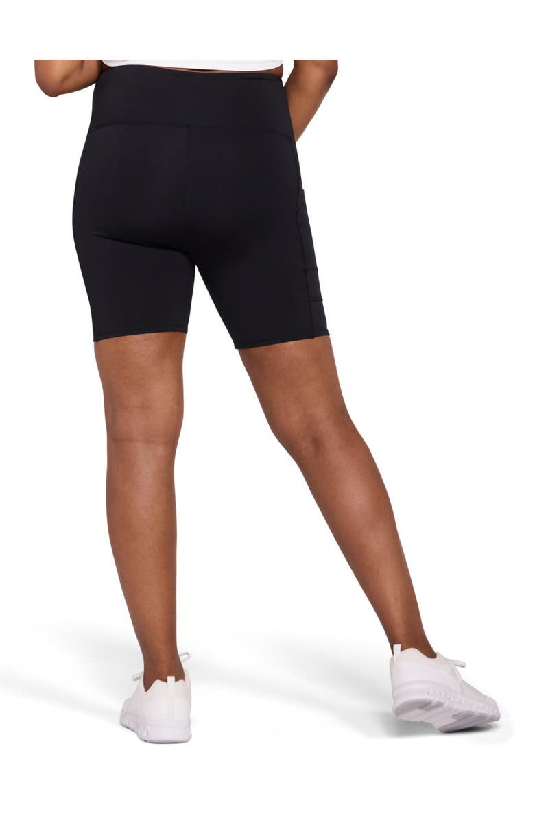 MOTHERHOOD MATERNITY 6 1/2" Active Pocket Maternity Biker Short, Alternate, color, Black