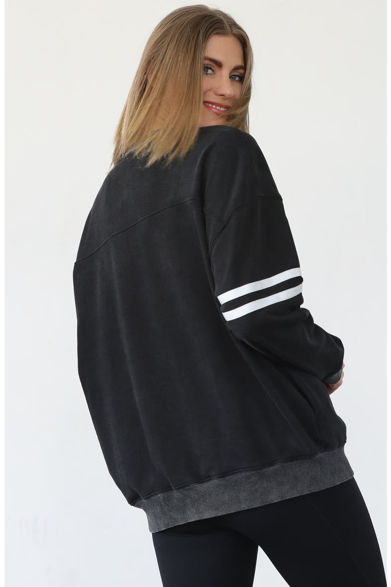Celine Slouchy Nursing Pullover, Alternate, color, Faded Black