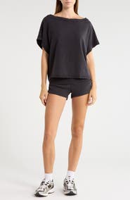 Free People Hot Shot Knit Top and Shorts Set