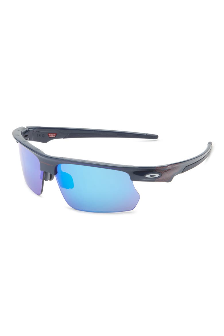 BiSphaera™ 68mm Oversize Gradient Prizm™ Rectangular Sunglasses, Alternate, color, TEAM USA ABYSS /PRIZM SAPPHIRE