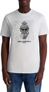 KARL LAGERFELD PARIS Armor Karl Logo Graphic T-Shirt