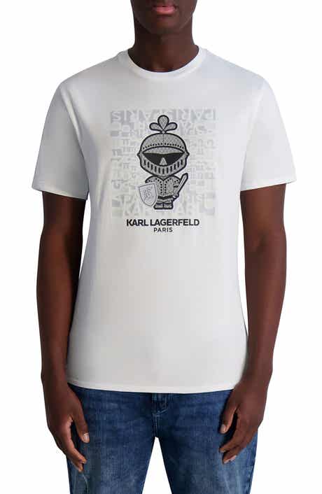 KARL LAGERFELD PARIS Armor Karl Logo Graphic T-Shirt