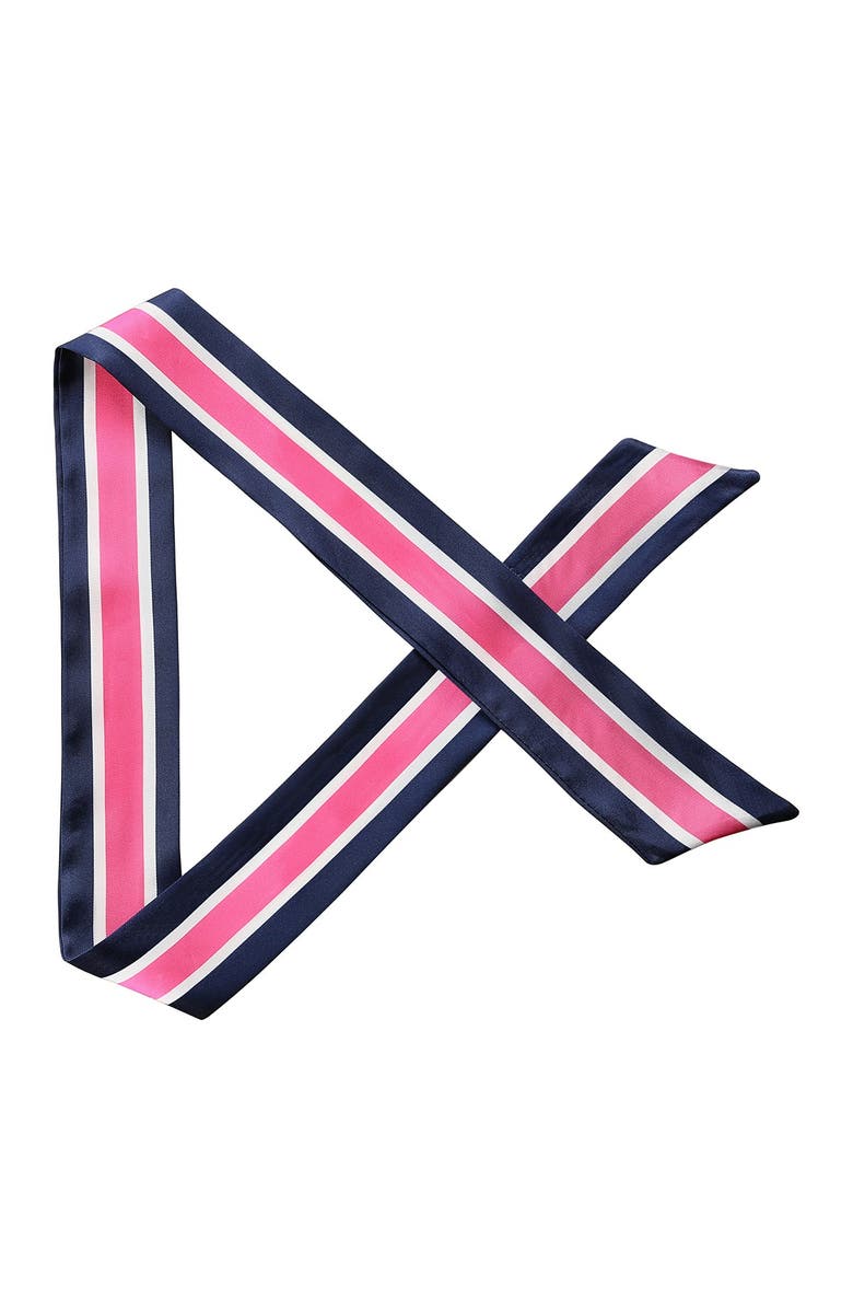 Posh Tech Stripe Silk Scarf 42mm/44mm Apple Watch 1/2/3/4 Band, Alternate, color, Stripe