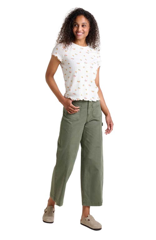Toad & Co Women's Linden Canvas Pant in Beetle 