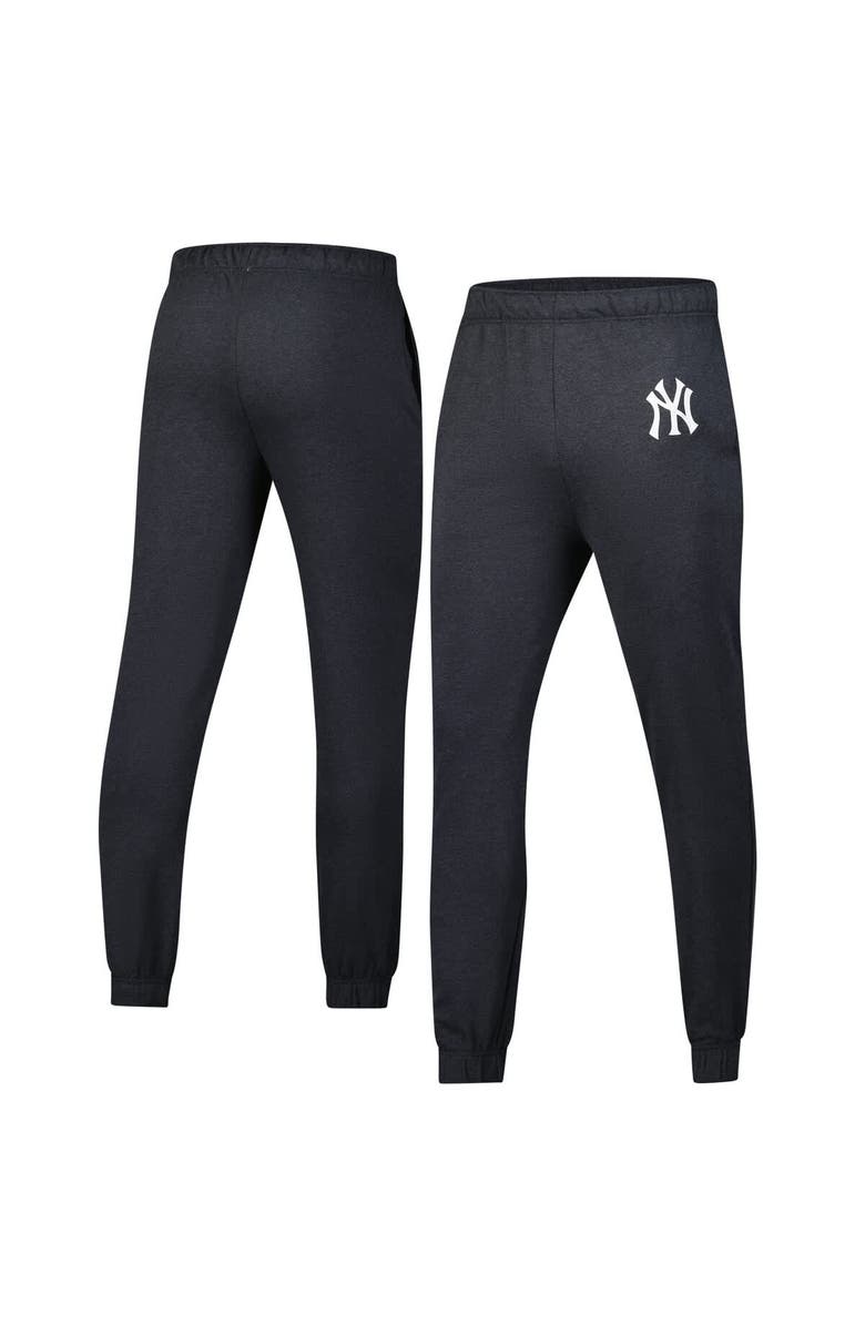 FANATICS Men's Fanatics  Heather Charcoal New York Yankees Fleece Jogger Pants, Main, color, 