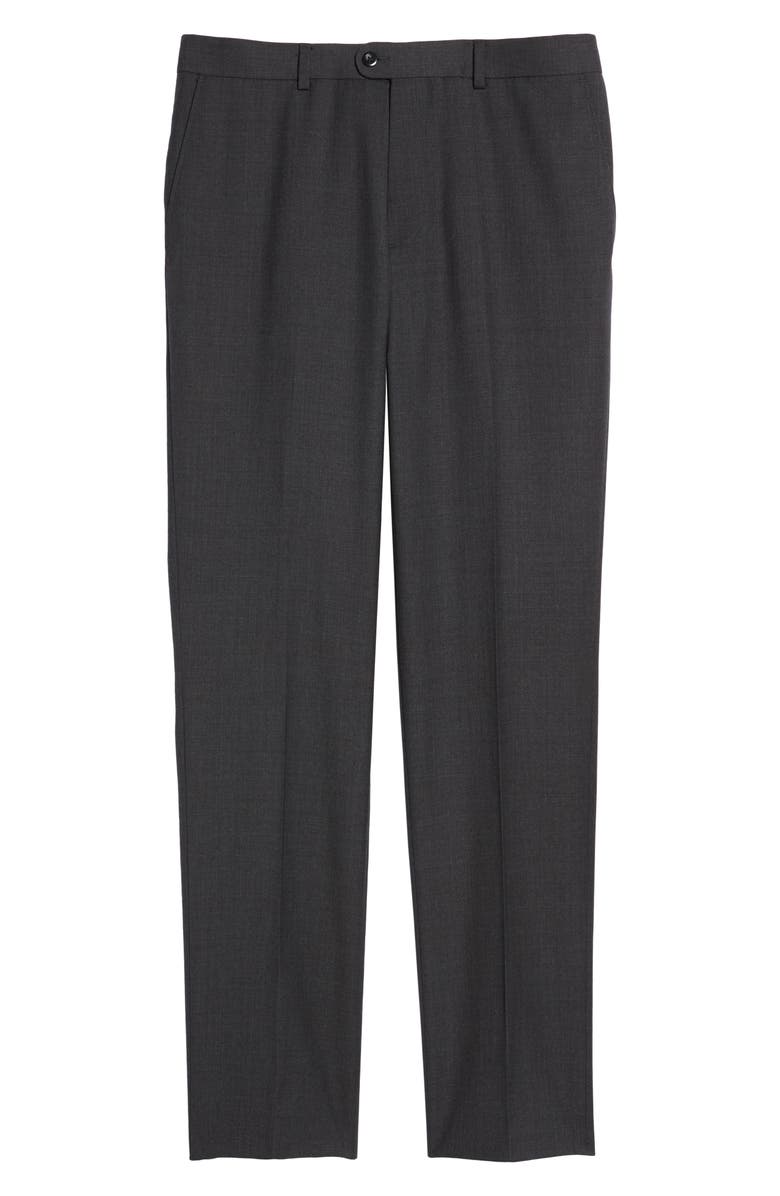 Bensol Gab Trim Fit Flat Front Pants, Alternate, color, 