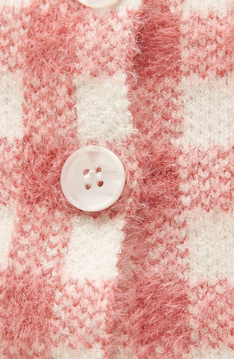 Ashmi & Co. Rue Cotton Jacquard Cardigan & Bodysuit Set, Alternate, color, Red