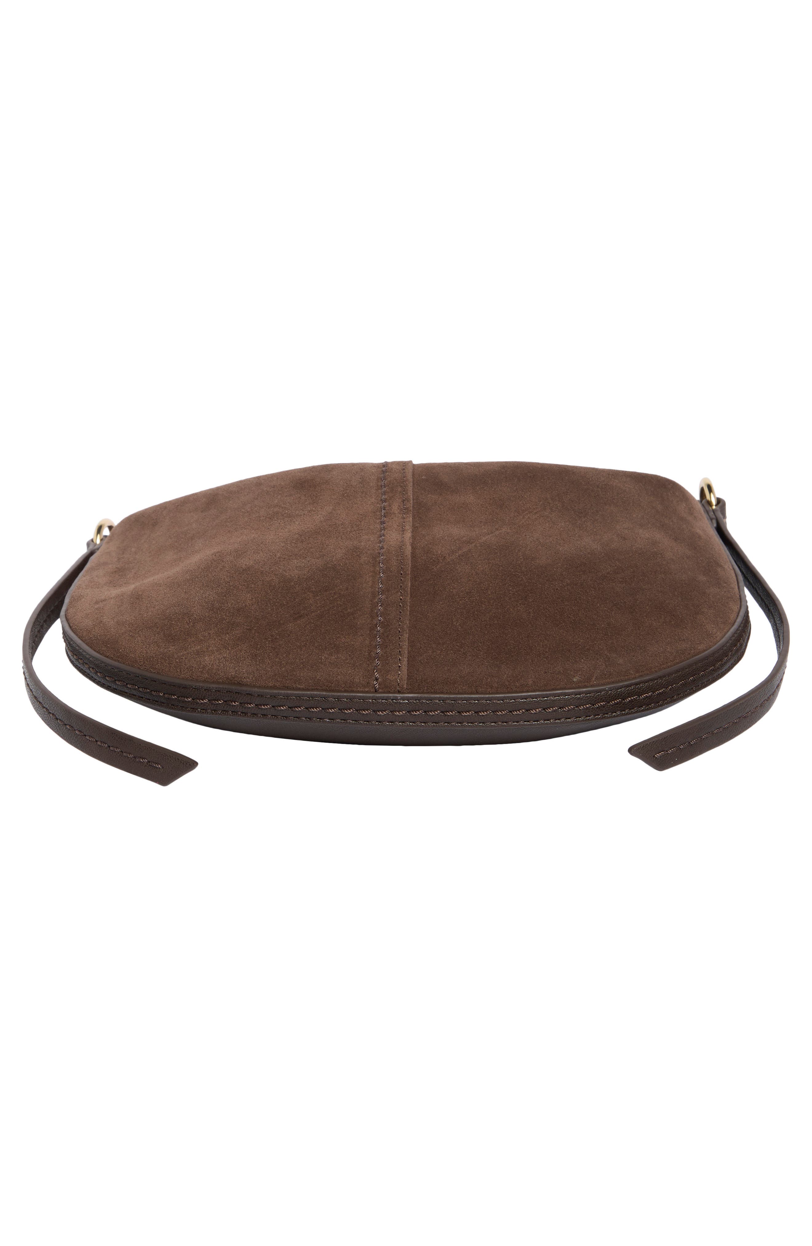 Crossbody Bag, Alternate, color, ESPRESSO SUEDE