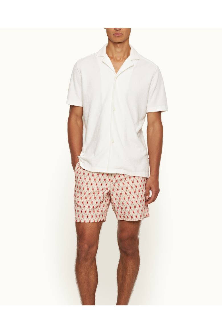 Howell Towelling Relaxed-Fit Shirt, Main, color, Sea Mist