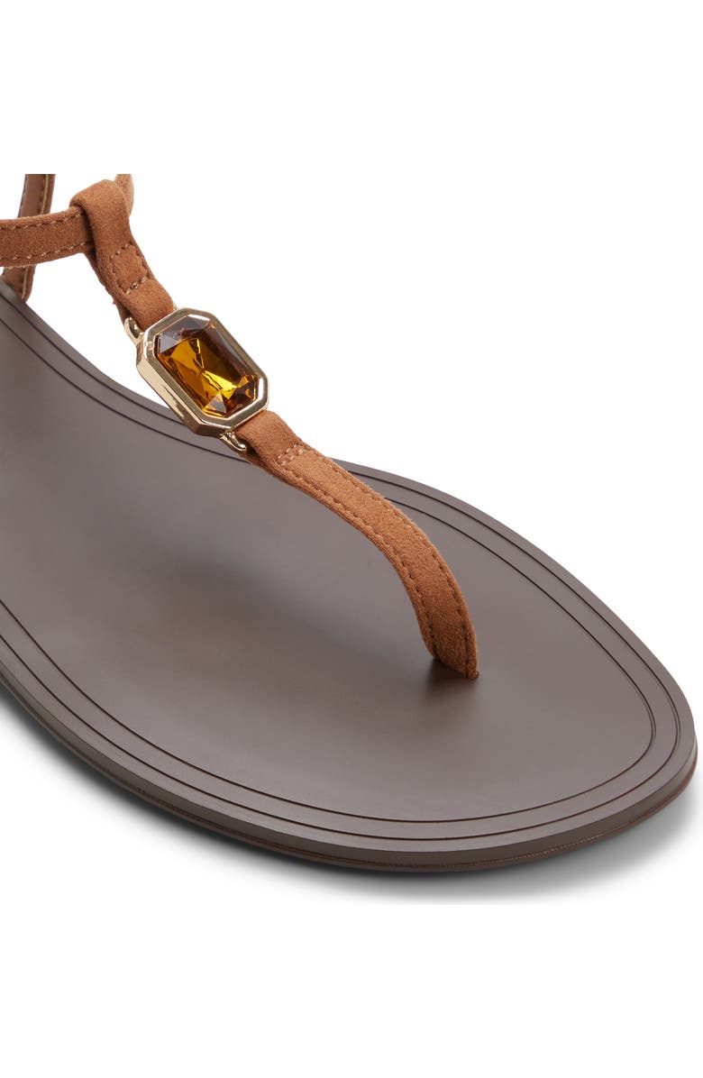 ALDO Sandstone Ankle Strap Sandal, Alternate, color,