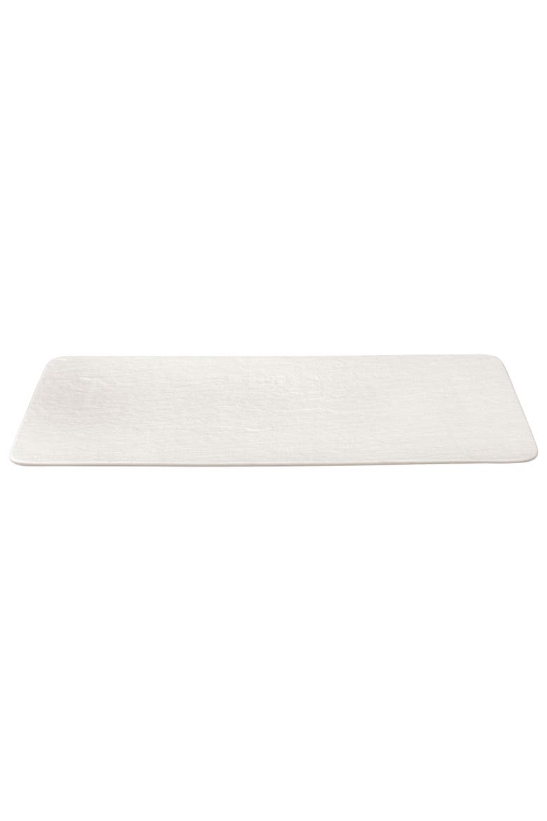 Manufacture Rock blanc Rectangular Serving Plate, Alternate, color, white