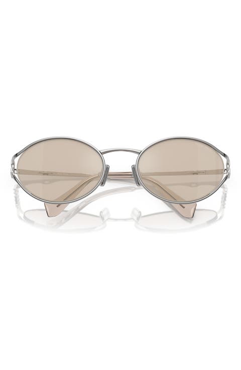 54mm Oval Sunglasses