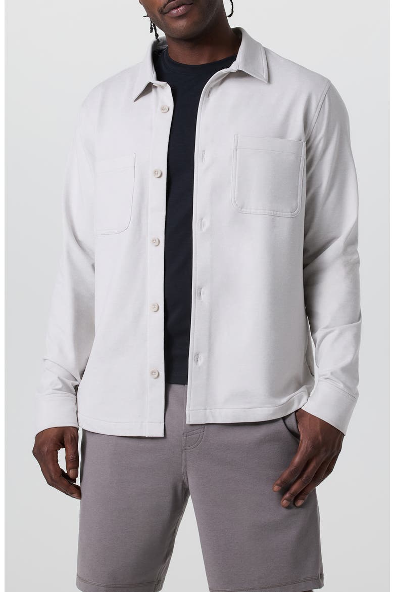 Coronado Shirt Jacket, Main, color, SALT HEATHER