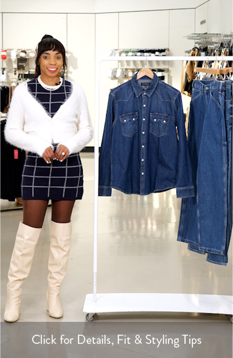 Core Denim Western Snap-Up Shirt, sales video thumbnail