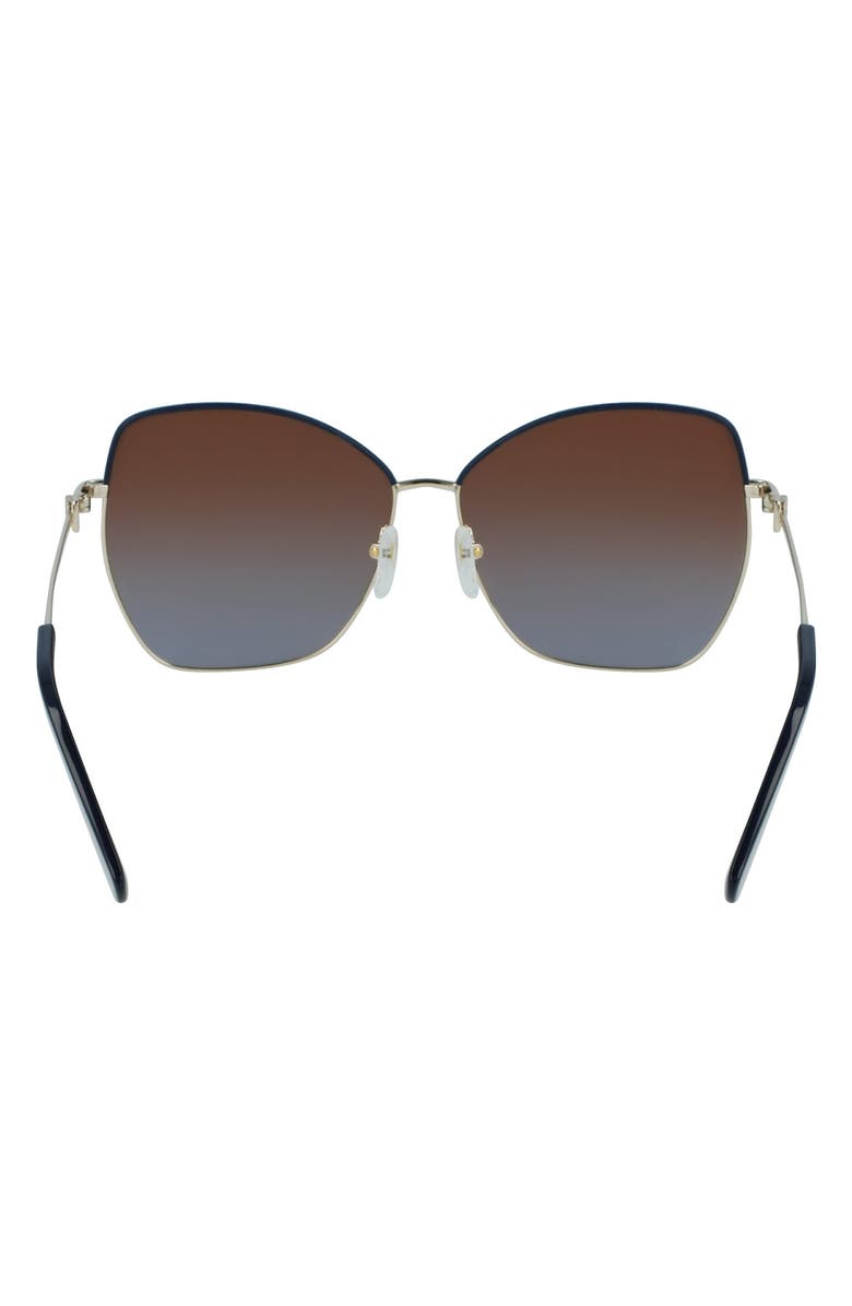 Longchamp Amazone 60mm Gradient Butterfly Sunglasses, Alternate, color, 