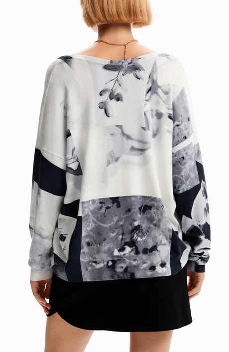 Floral Print Sweater